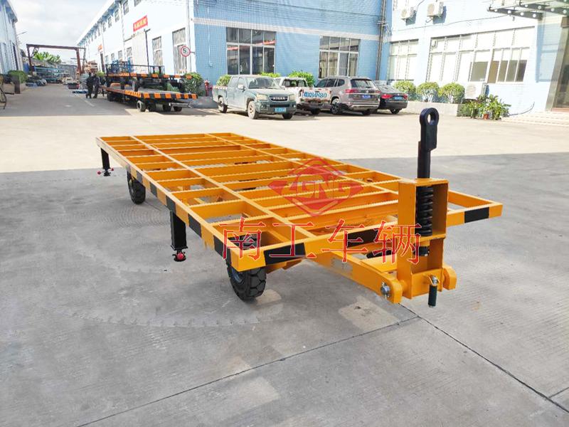 Flat trailer 3-ton threaded leg skeleton type