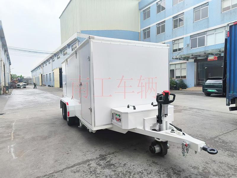 2噸消防器材用半電動(dòng)拖車(chē) 廂式ATV拖車(chē)